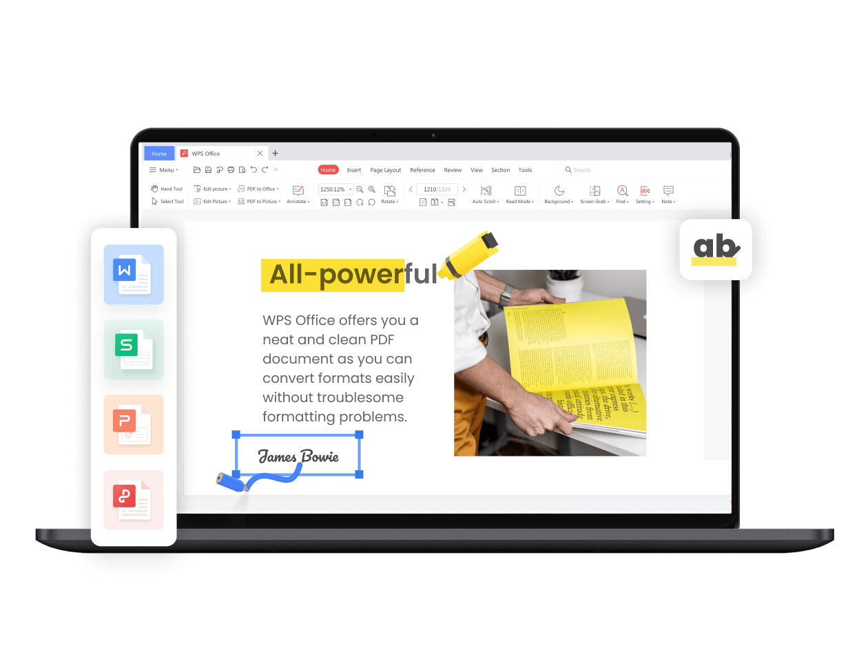 WPS Office企业版会员中心与WPS Office AI留白展示